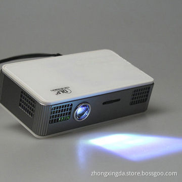 2014 Hot Sale Android 4.2.2 Home Theater Portable Projector with 2 USB/TF Card, 50 Lumens, TI DLP